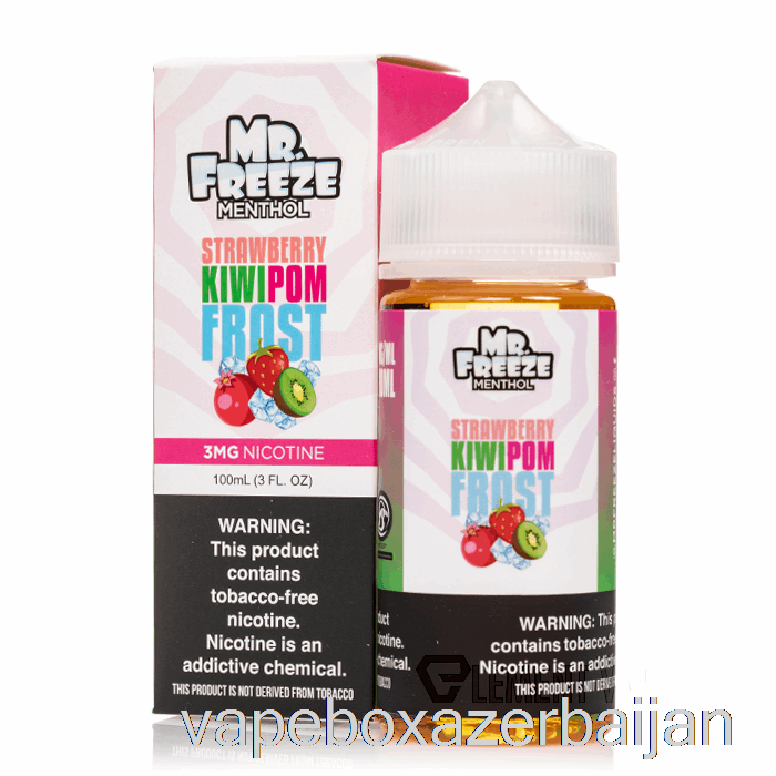 E-Juice Vape Strawberry Kiwi Pom Frost - Mr Freeze - 100mL 3mg